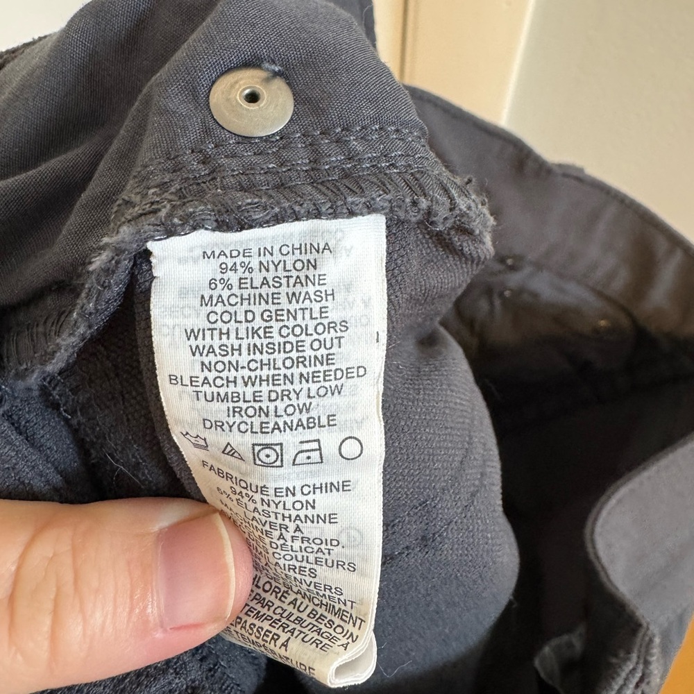 Prana Charcoal Gray Pants. Size 4 - Picture 7 of 7